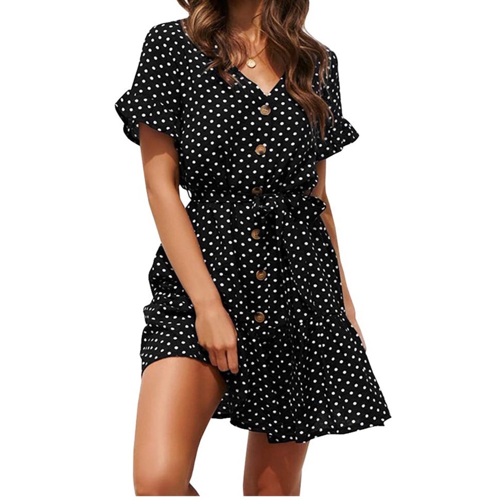 Polka Dot Mini Dress